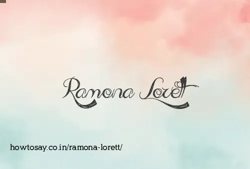 Ramona Lorett