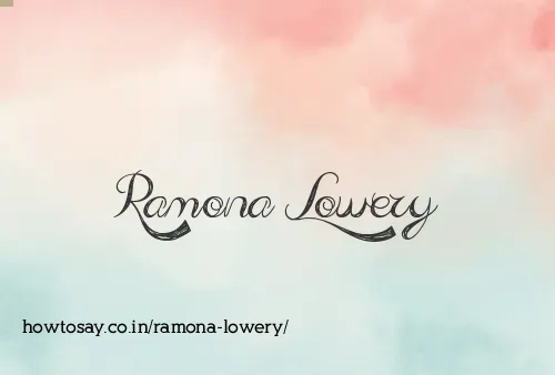 Ramona Lowery
