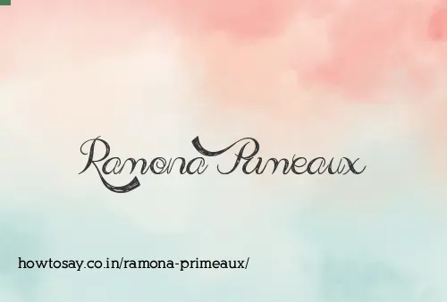 Ramona Primeaux