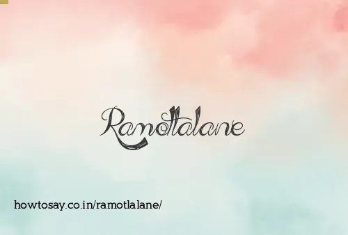 Ramotlalane