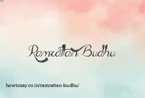 Ramrattan Budhu