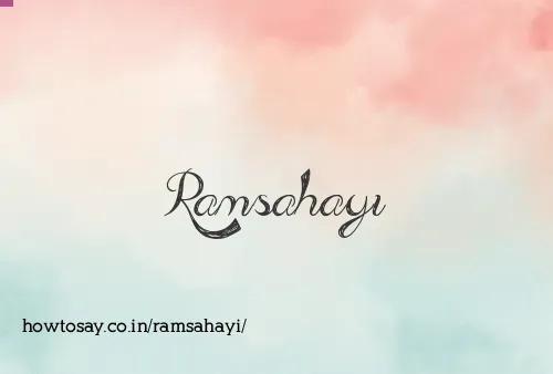 Ramsahayi