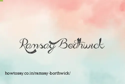 Ramsay Borthwick
