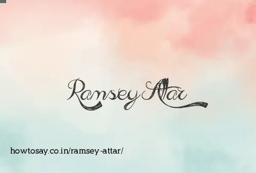 Ramsey Attar