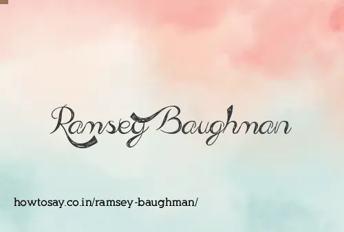 Ramsey Baughman