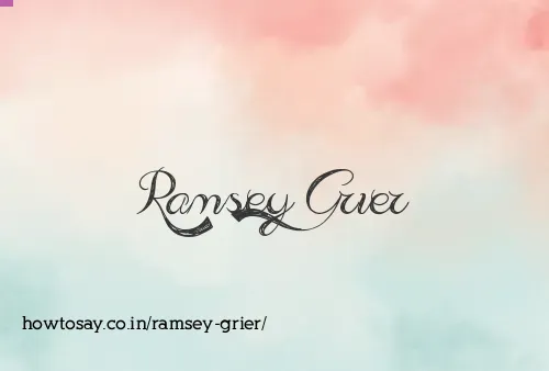 Ramsey Grier