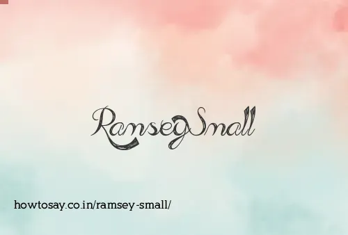 Ramsey Small