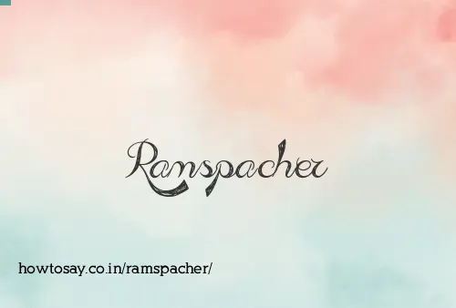 Ramspacher