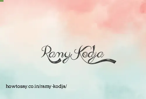 Ramy Kodja