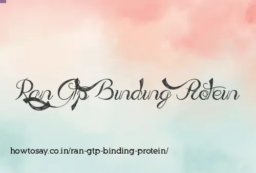 Ran Gtp Binding Protein