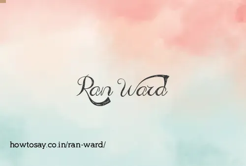 Ran Ward