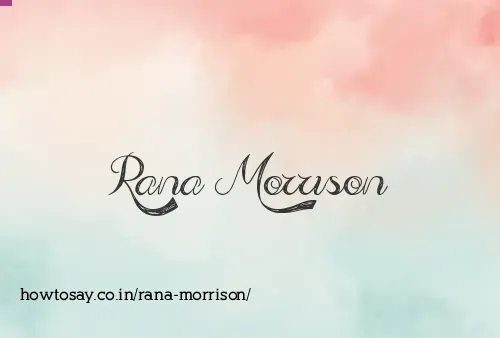 Rana Morrison