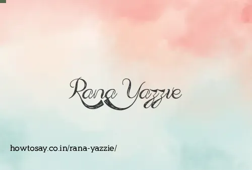 Rana Yazzie