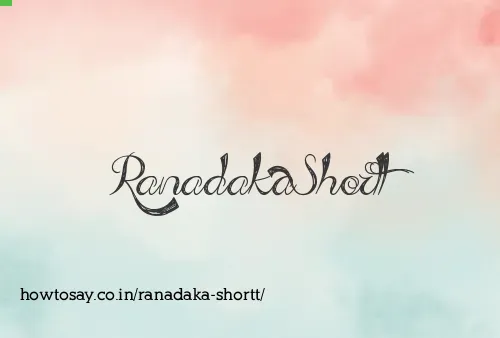 Ranadaka Shortt