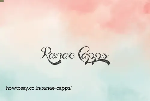 Ranae Capps