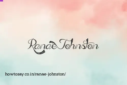 Ranae Johnston