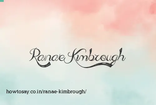 Ranae Kimbrough