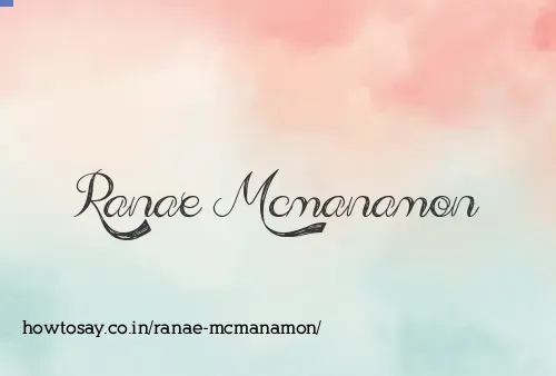 Ranae Mcmanamon