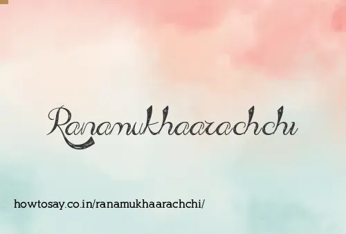 Ranamukhaarachchi