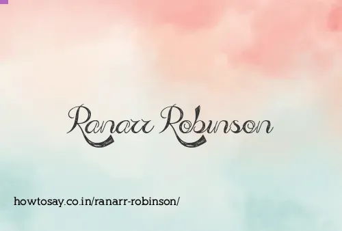 Ranarr Robinson