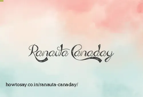 Ranauta Canaday