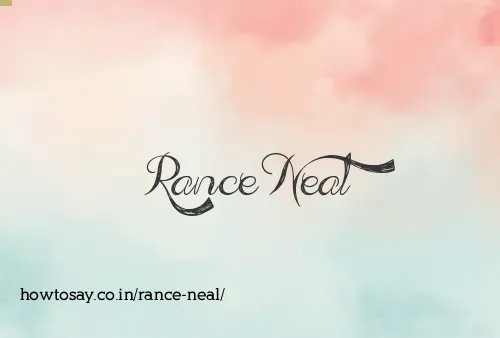 Rance Neal