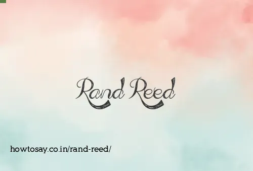 Rand Reed
