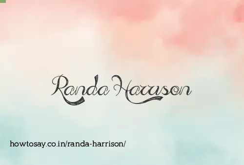 Randa Harrison