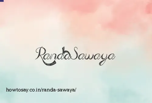 Randa Sawaya