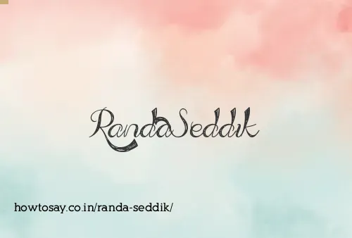 Randa Seddik