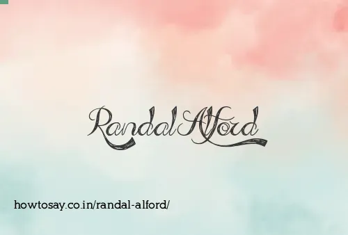 Randal Alford