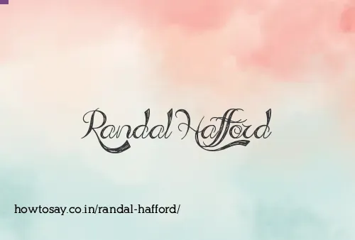 Randal Hafford