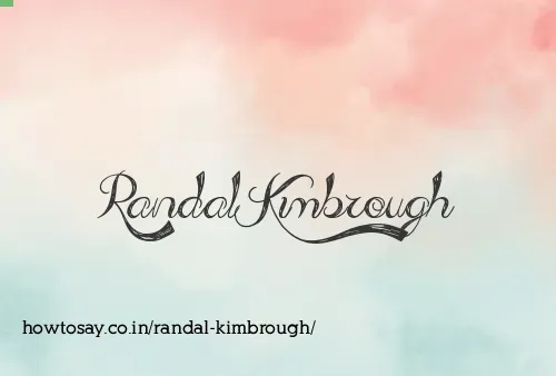 Randal Kimbrough