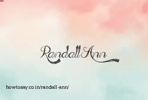 Randall Ann