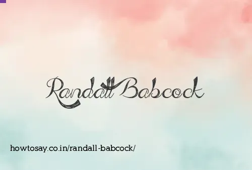 Randall Babcock