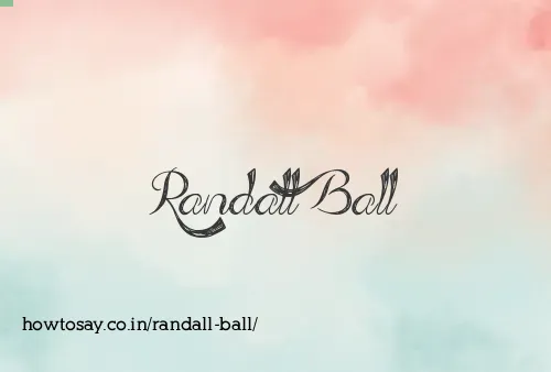 Randall Ball