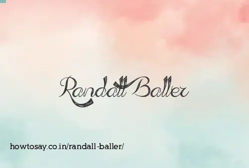 Randall Baller