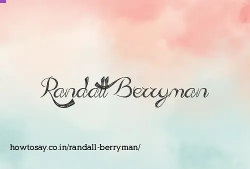 Randall Berryman