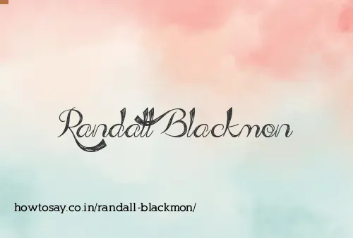 Randall Blackmon