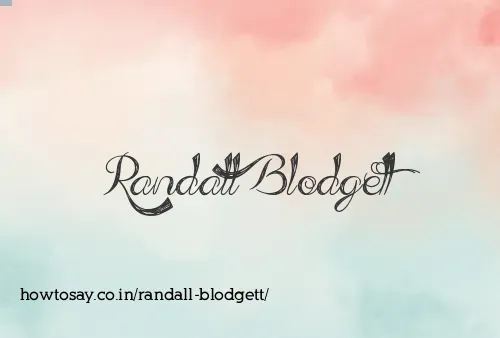 Randall Blodgett