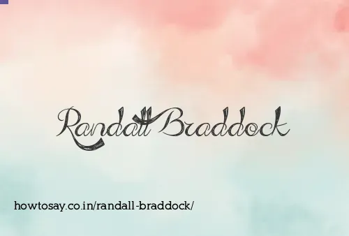 Randall Braddock