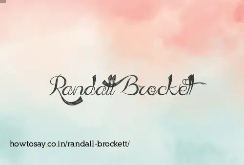 Randall Brockett