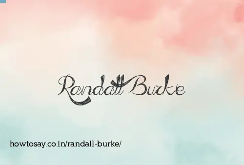Randall Burke