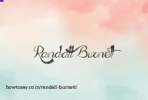 Randall Burnett