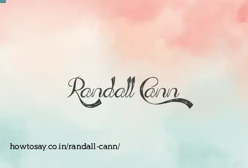 Randall Cann