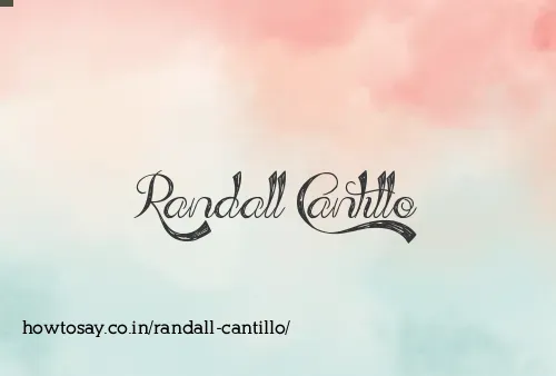 Randall Cantillo