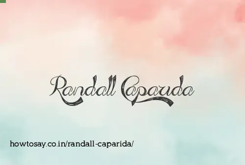 Randall Caparida