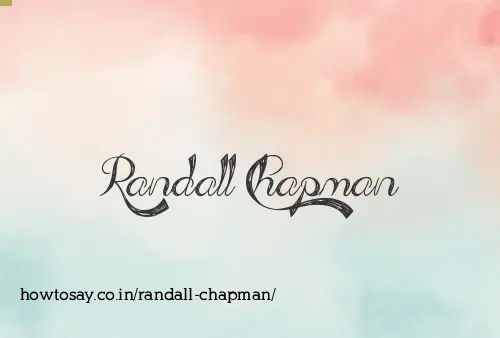 Randall Chapman