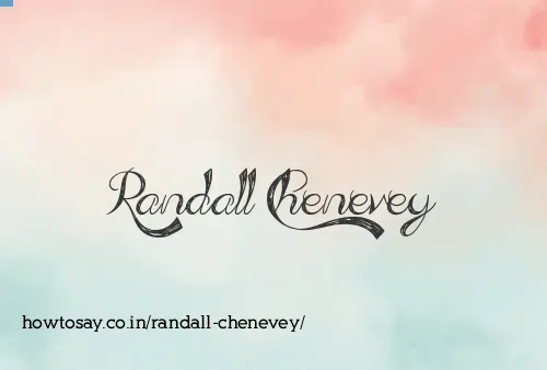 Randall Chenevey