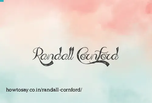 Randall Cornford